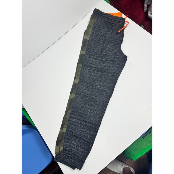 Urban Pipeline Jogger Pants Boys 14H Gray Camouflage Cotton Drawstring Waist - Picture 2 of 11